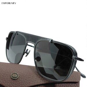 Matsuda M3110 Sun Sunglasses Black Titanium Aviator Dark Lenses Made in Japan